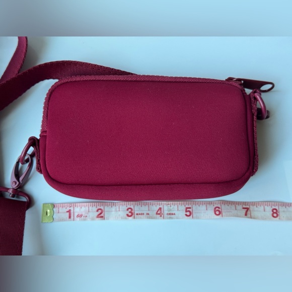 Dagne Dover x Sephora Neoprene Crossbody Bag – Burgundy / Deep Red - Picture 4 of 7